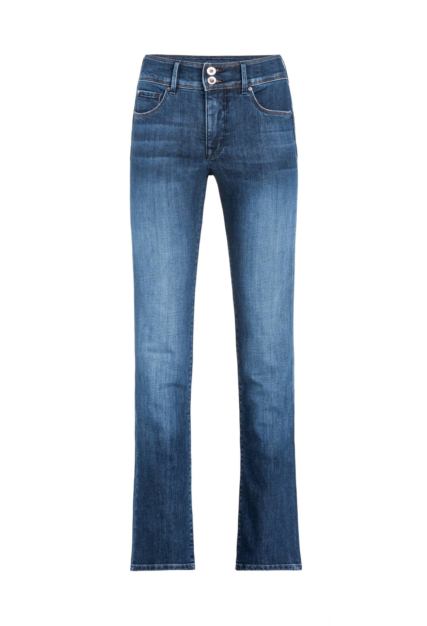 PUSH IN JEANS WITH SLIM LEG SHORT LENGTH