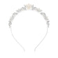 HAPPY EVER AFTER HAIR ACCESSORIES | PEARL FLOWER AND CRYSTAL HAIR BAND