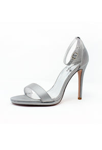 Grey Barely There Sandals