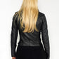 Black Faux Leather Jacket-1