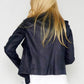 Navy Biker Style Jacket