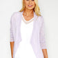 Lilac Lightweight Drape Cardi