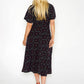 Animal Spot Midi Dress