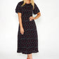 Animal Spot Midi Dress