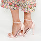 Pink Barely There Sandals