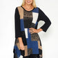 Blue Colour Block Tunic