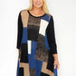 Blue Colour Block Tunic