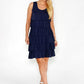 Navy Layered Dress