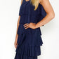 Navy Layered Dress