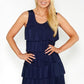 Navy Layered Dress