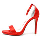 Red BARELY THERE SANDALS