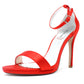 Red BARELY THERE SANDALS