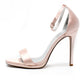 Pink Barely There Sandals