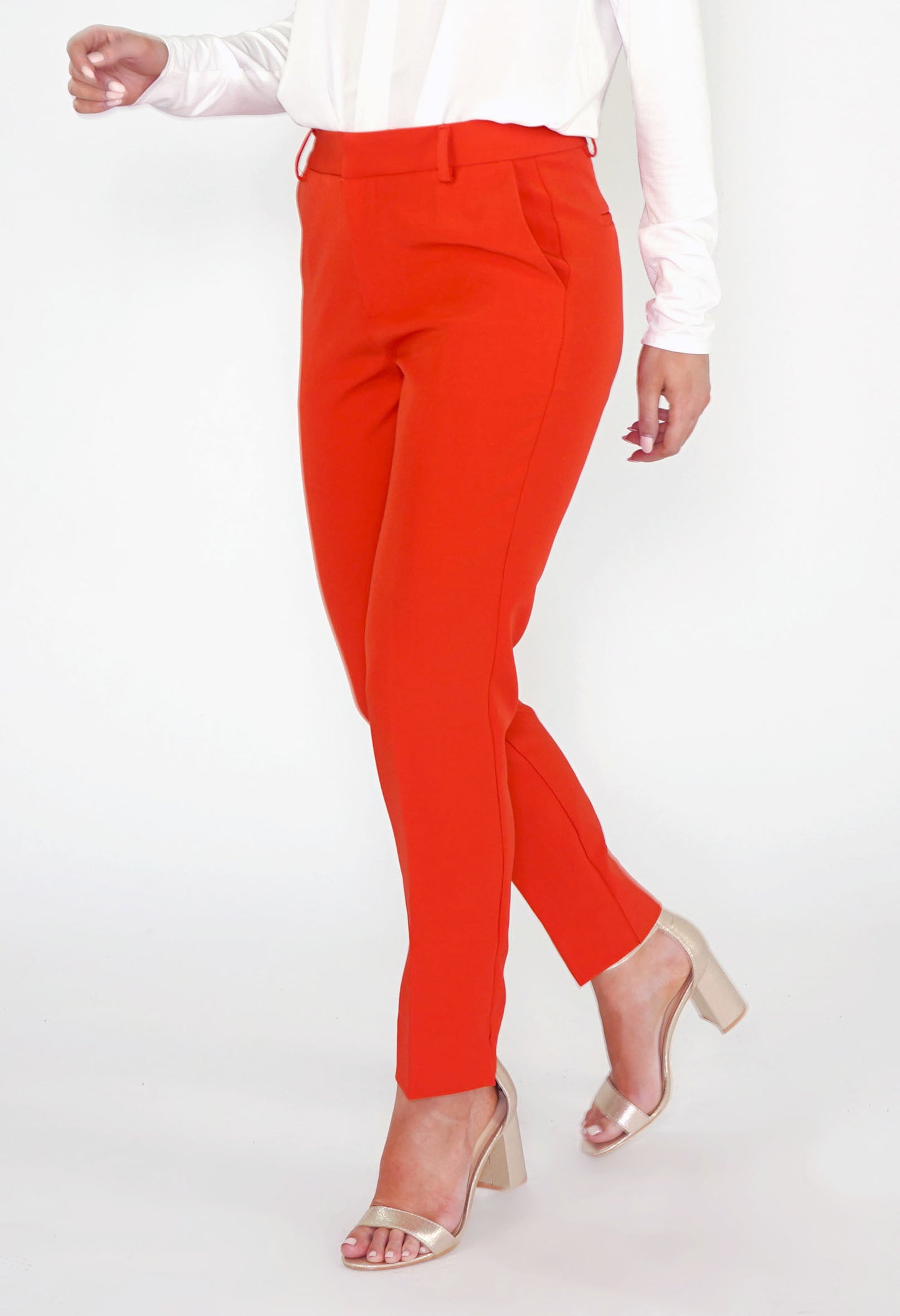 Flame Red Trousers