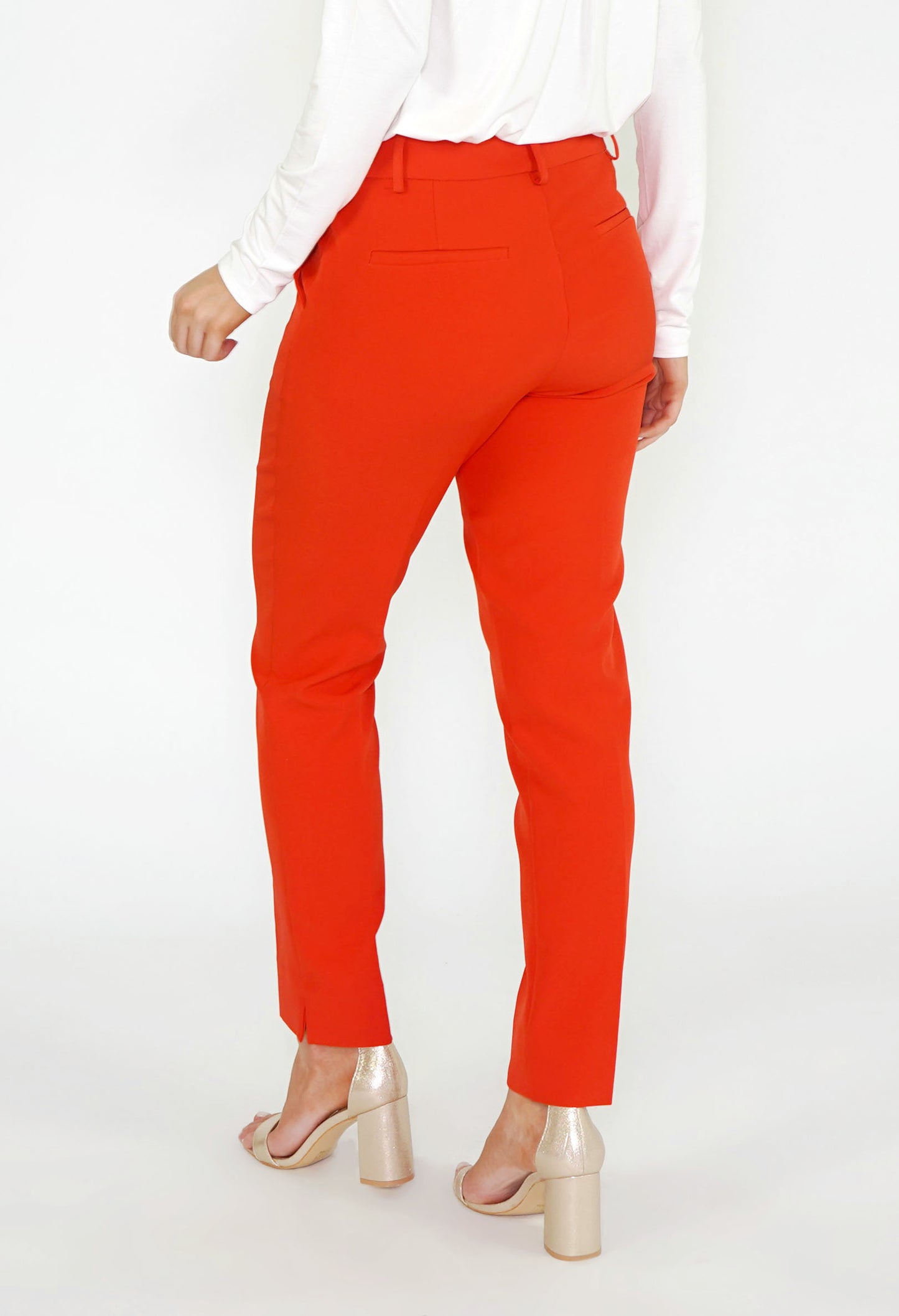 Flame Red Trousers