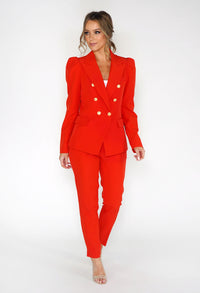 Flame Red Trousers