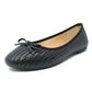 Black Woven Effect Pump