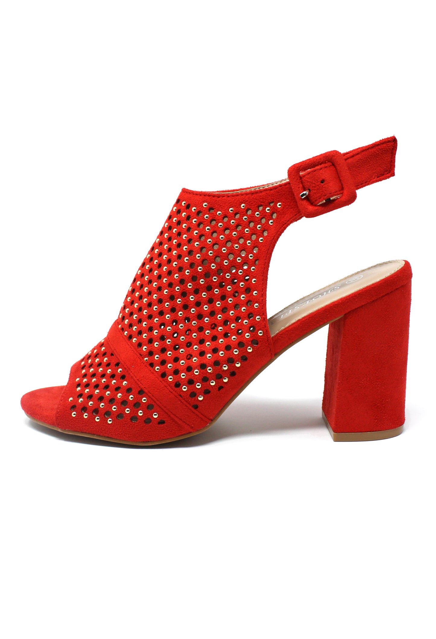 Red Cut Out Boot