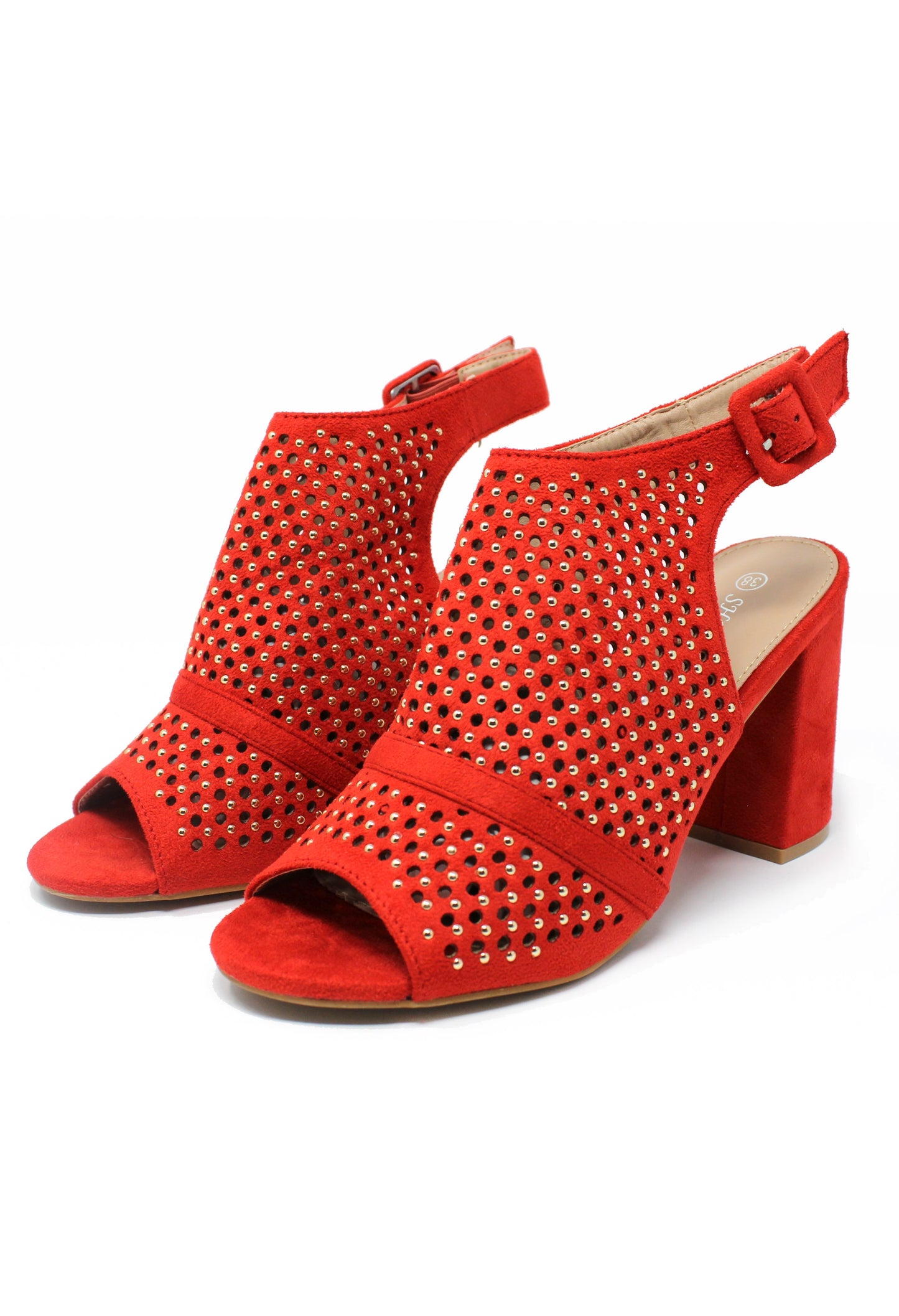 Red Cut Out Boot