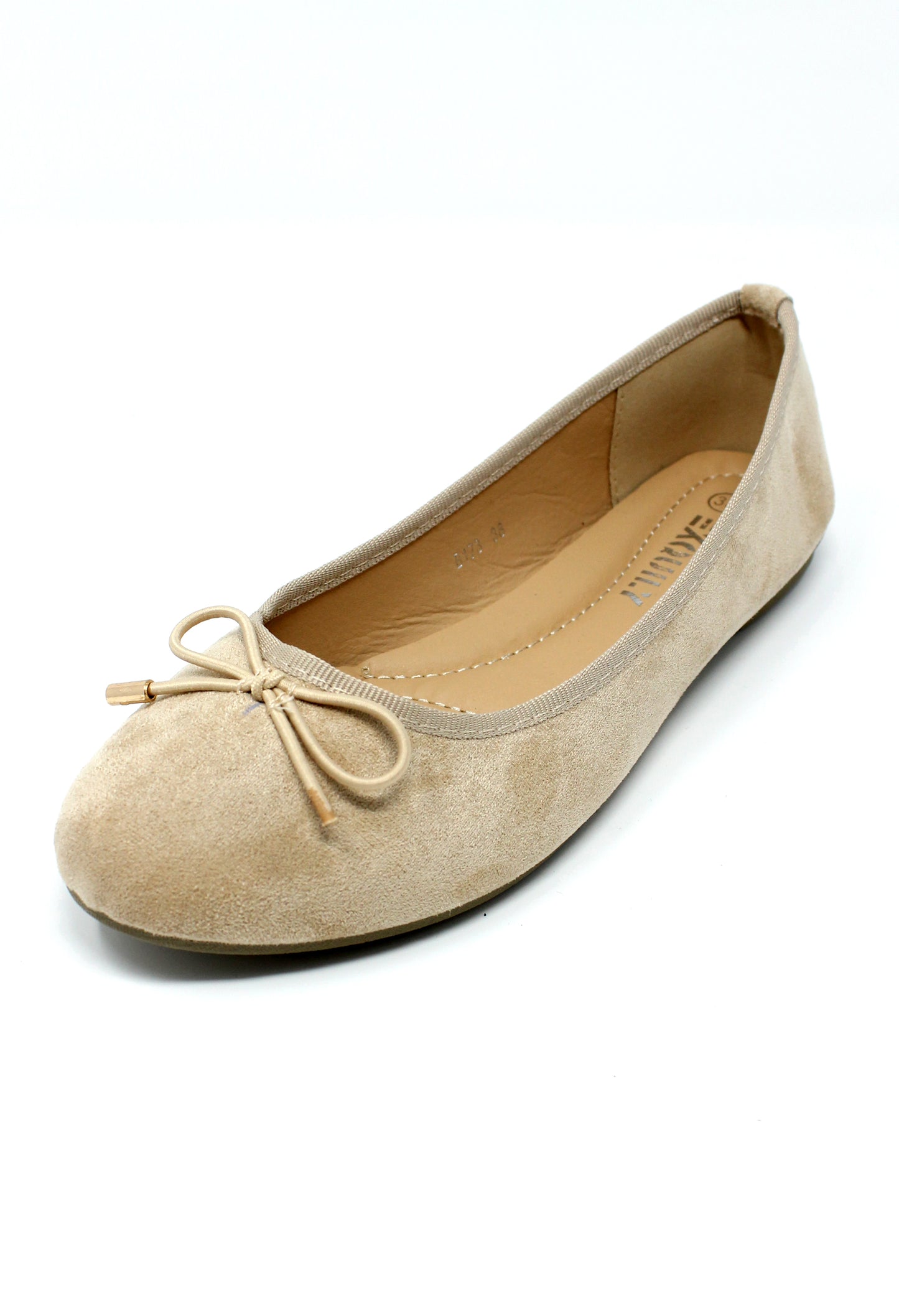 Beige Ballerina Pumps