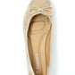 Beige Ballerina Pumps