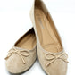 Beige Ballerina Pumps