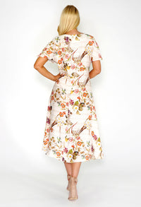 Floral Midi Button Dress