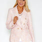 Pink Tweed Blazer