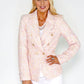 Pink Tweed Blazer