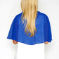 Blue Chiffon Shoulder Wrap