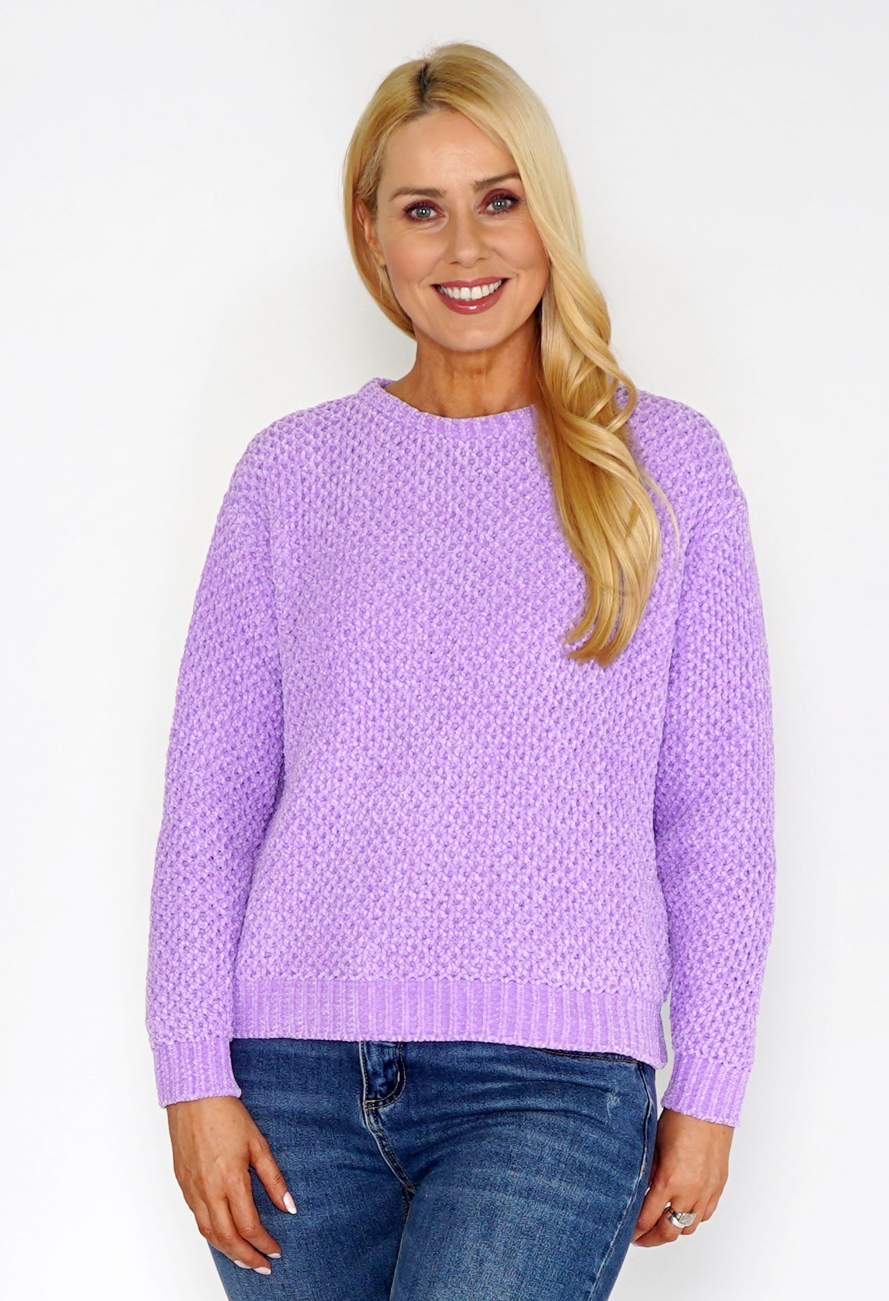 Lavender Chenille Knit