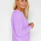 Lavender Chenille Knit