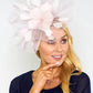 Pale Pink Flower Detail Fascinator