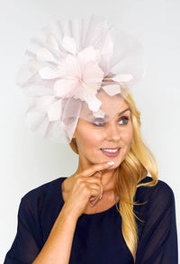 Pale Pink Flower Detail Fascinator