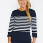 Navy Stripe Top-1