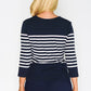 Navy Stripe Top-1