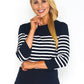 Navy Stripe Top-1