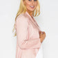 Rose Waterfall Suede Jacket