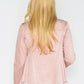 Rose Waterfall Suede Jacket