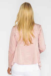 Rose Waterfall Suede Jacket