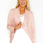 Rose Waterfall Suede Jacket