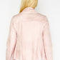 Pink Waterfall Suede Jacket