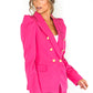 Pink PUFF SLEEVE BLAZER