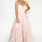 Blush Floral Ballgown