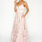 Blush Floral Ballgown