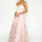 Blush Floral Ballgown