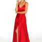 Red Satin Ballgown