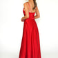 Red Satin Ballgown