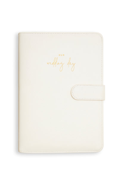 OUR WEDDING DAY PLANNER | PEARLESCENT WHITE