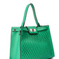 Laser Cut Detail Tote - Green